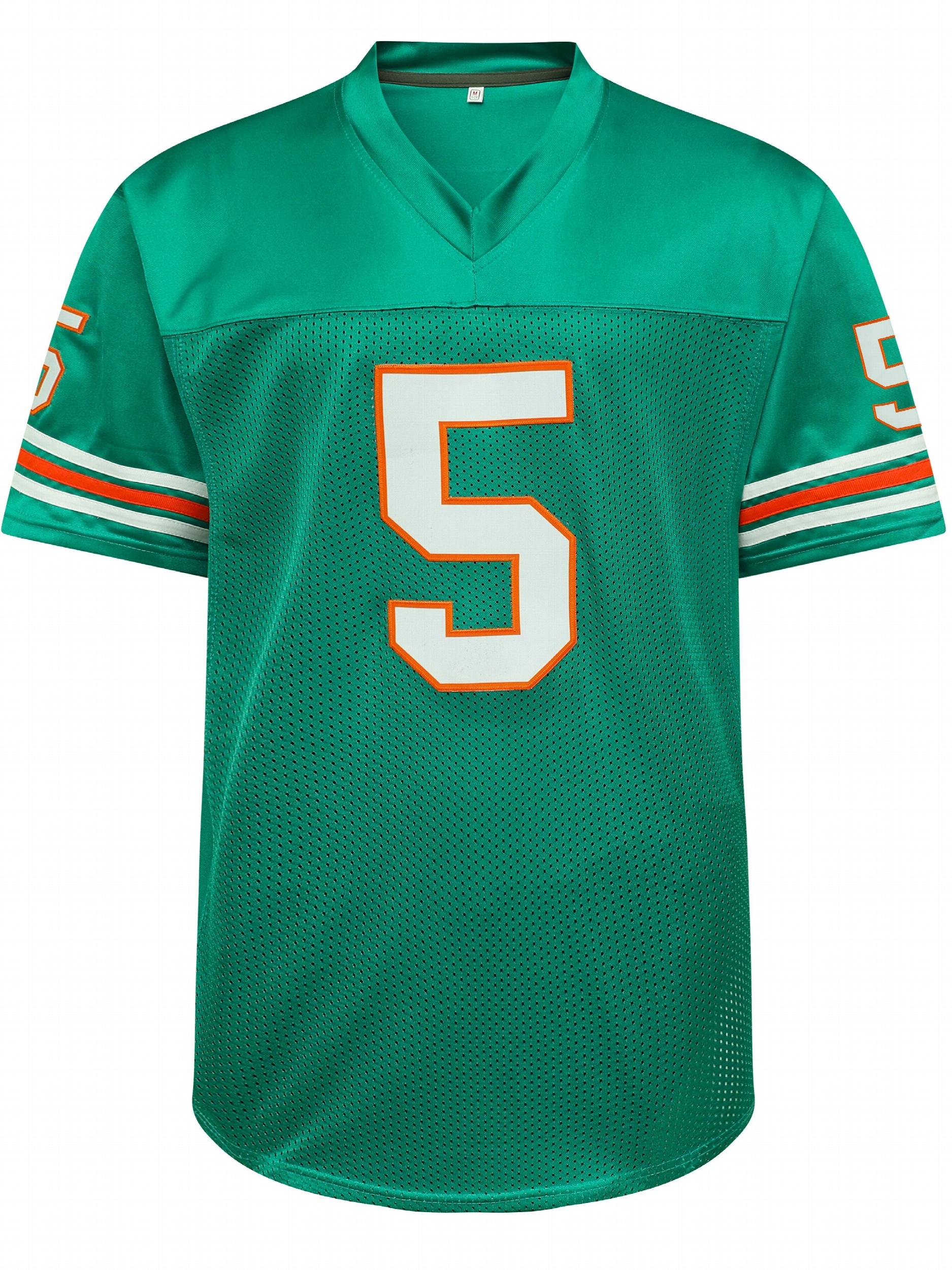 Men's Embroidery American Football Jersey Retro Green Classics