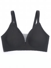 Solid Seamless Push Up Bra for Women