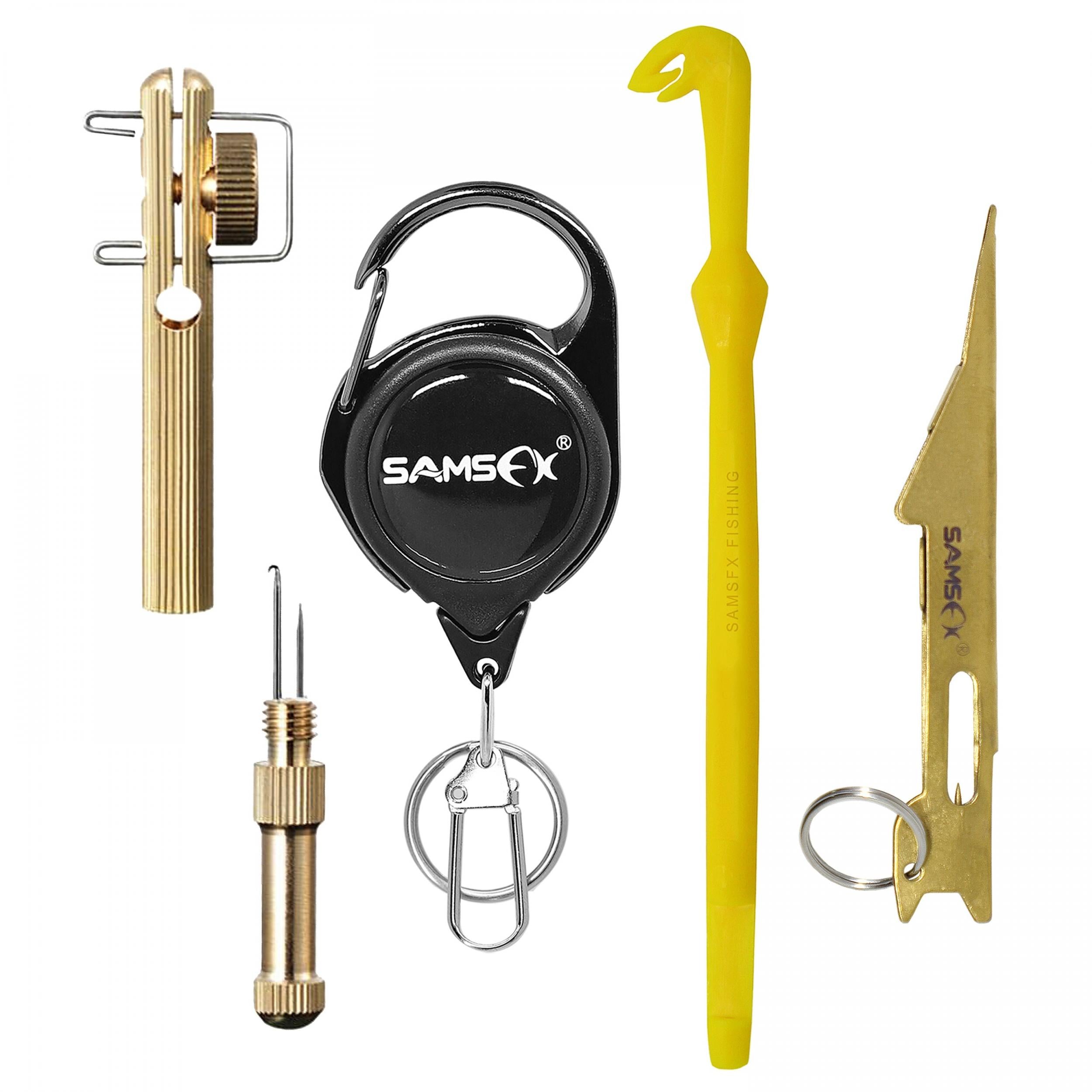 SAMSFX Fishing Hook Tier Stainless Steel Loop Tyer