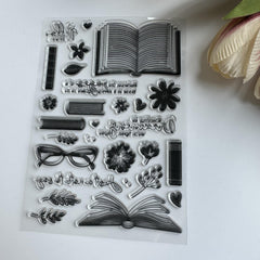 Reusable Silicone Rubber Transparent Stamps for Card Making and Scrapbooking
