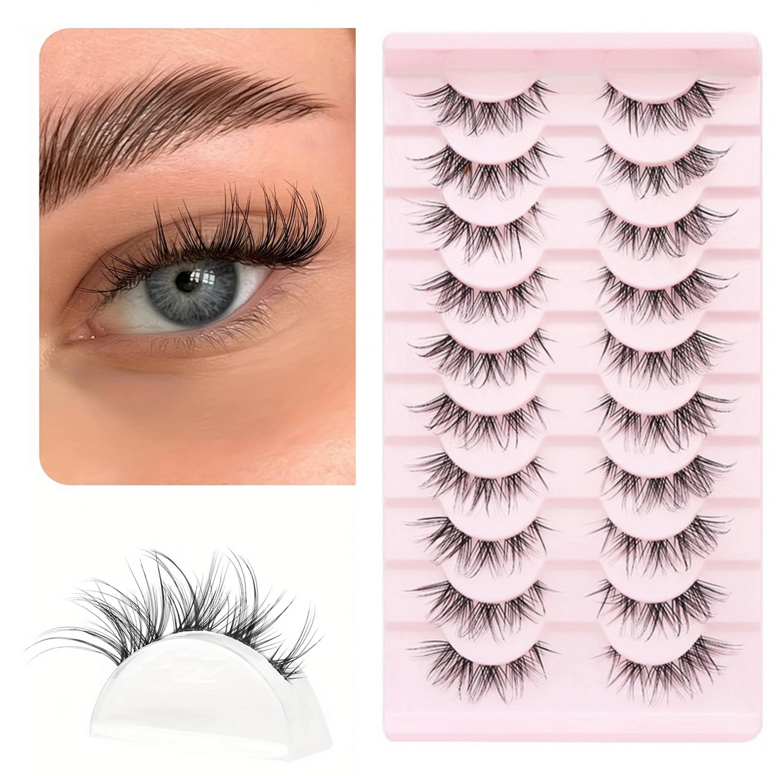 Cat Eye False Eyelashes Natural Look Segmented Curling False Eyelashes