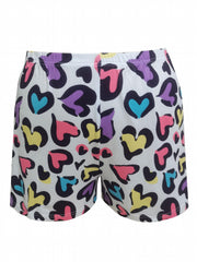 Heart Print Cami Top & Shorts Pajama Set