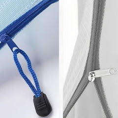 10pcs B6 Waterproof Plastic Zipper Pen Case Folder Pocket Travel Bag