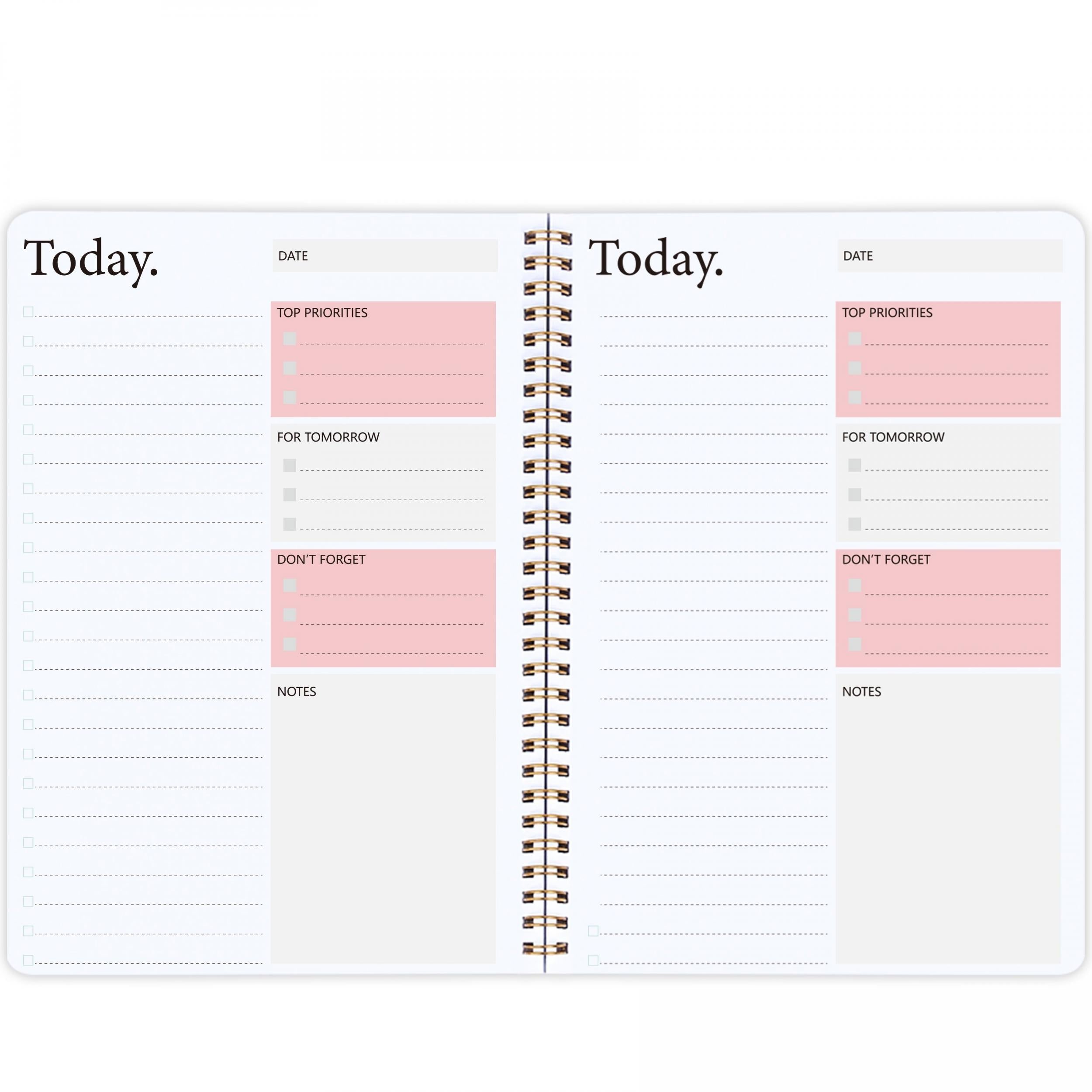 1pc Daily Planner Unlock Your Productivity 52 Page