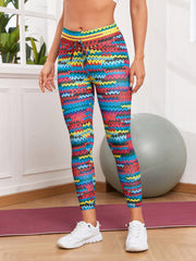 Colorful Breathable Slim Sports Tight Pants For Running