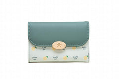 Purity Wallet Women's Medium Long Wallet Small Fresh Print