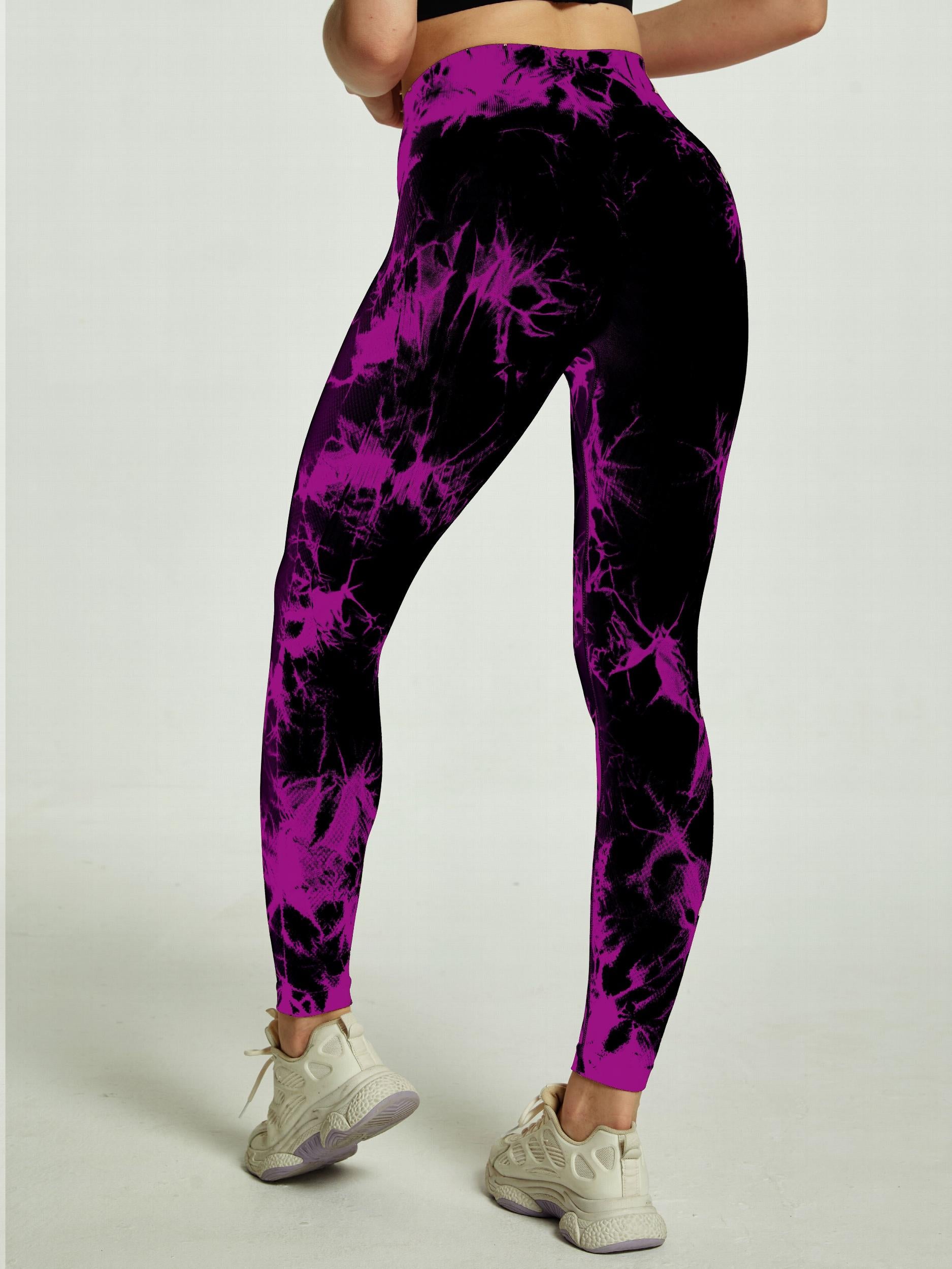 Tie Dye Fitness Leggings High Waist Yoga Pants Women