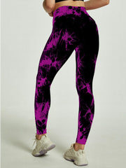 Tie Dye Fitness Leggings High Waist Yoga Pants Women