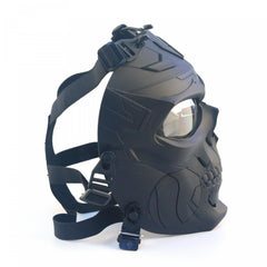 Skull Helmet Mask with Goggles for Halloween