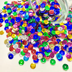 700 6mm Colorful Concave Sequins DIY Beads Clothing Jewelry Accessories