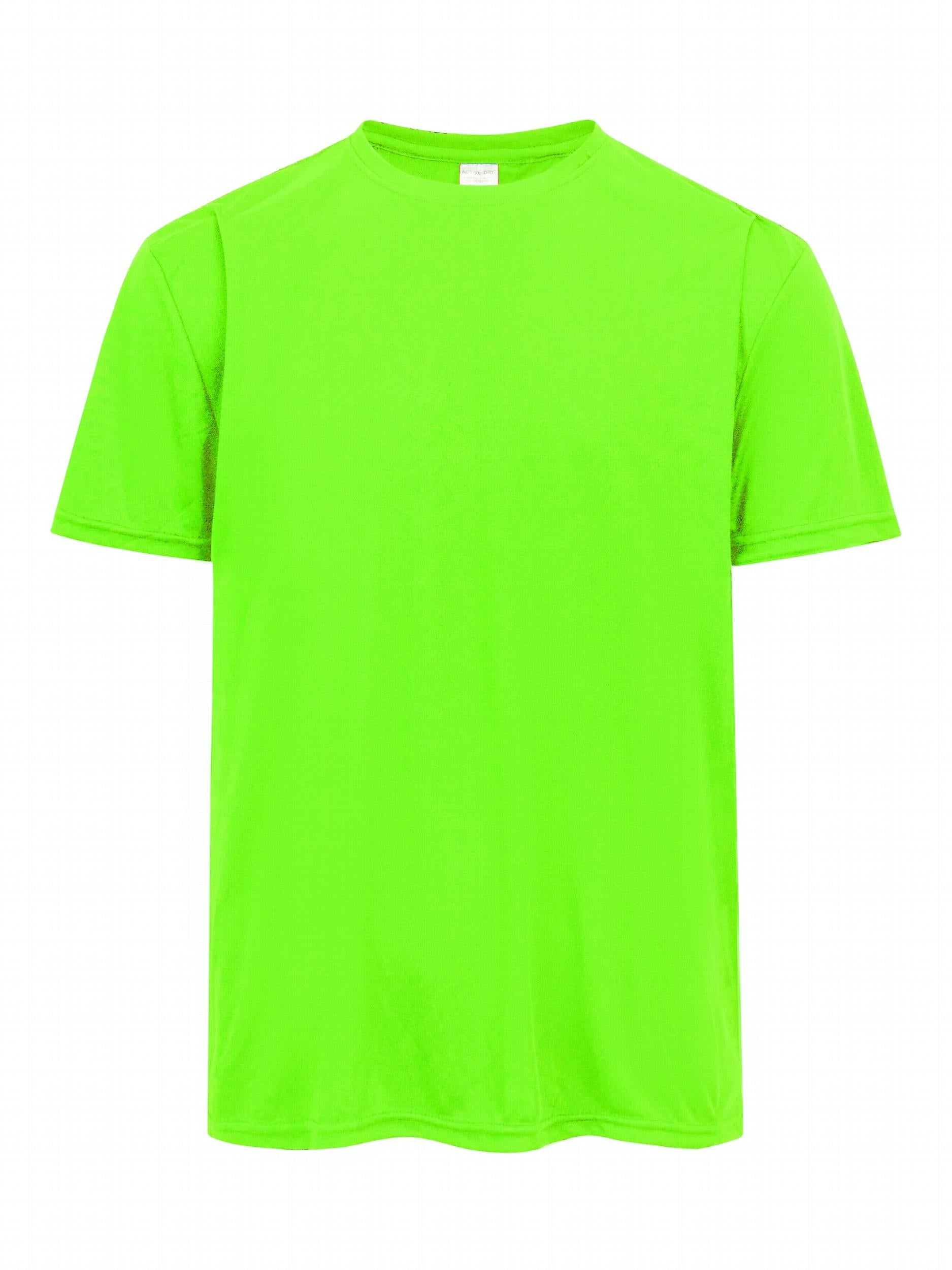 Men's Athletic Workout T-shirt Quick Dry Crew Neck Tee