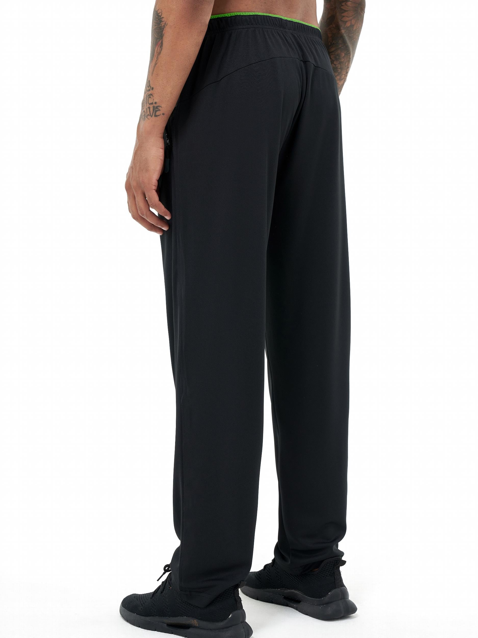 Sports Drawstring Sweatpants Loose Fit Straight Leg Pants Men s Casual