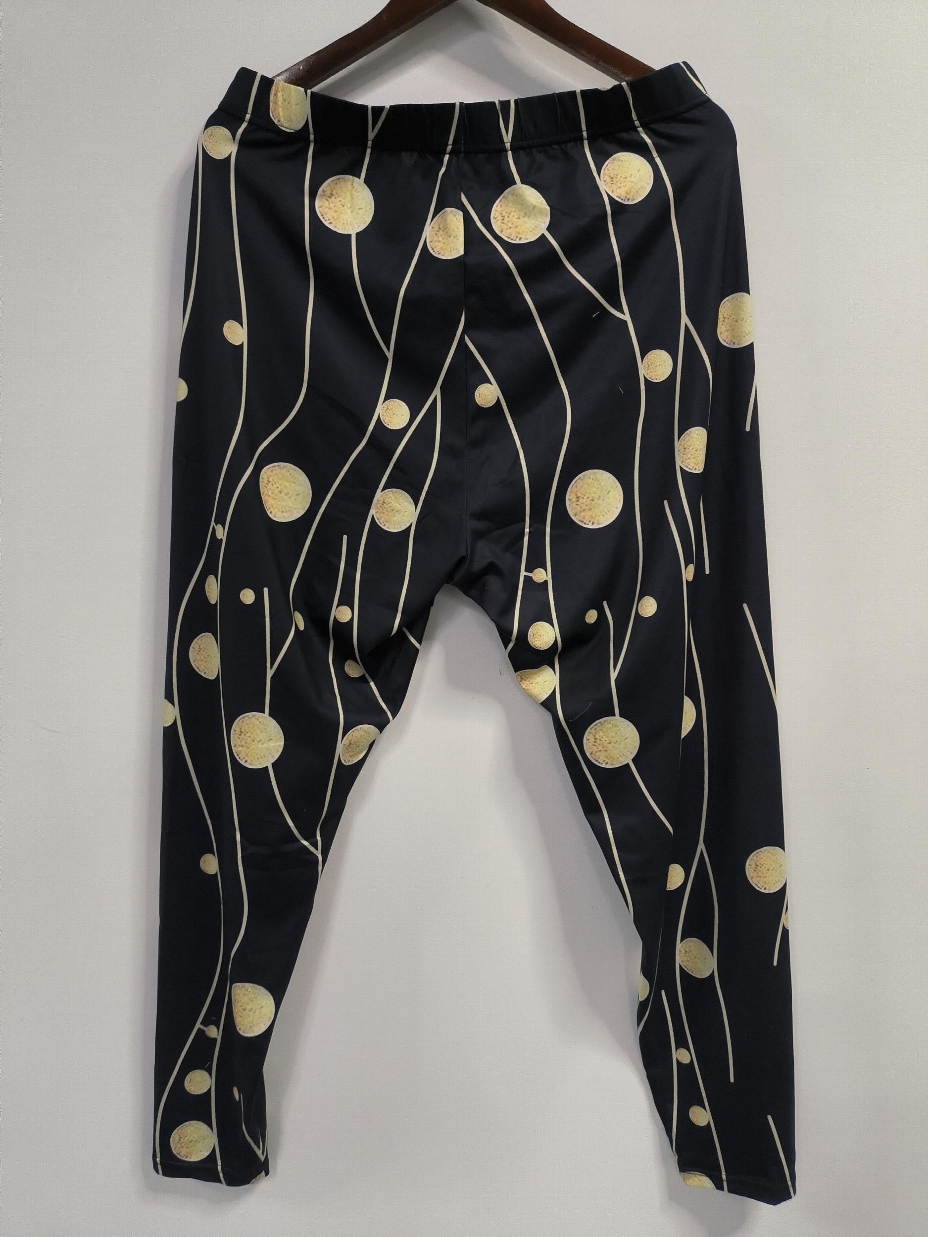 Dot Print Casual Leggings for Women - Skinny Fit