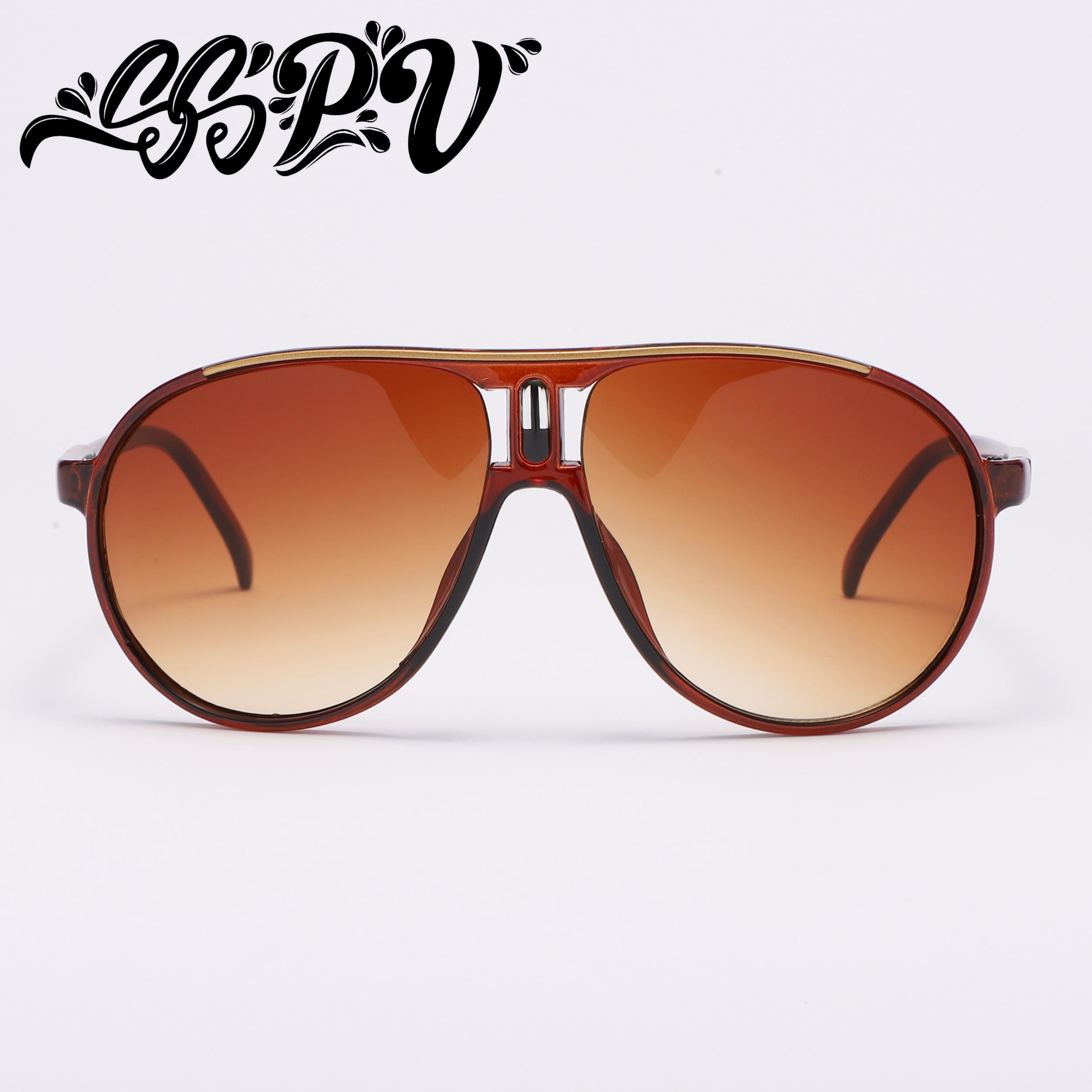 Men's Vintage Sunglasses Lightweight Windproof Goggles UV Protection