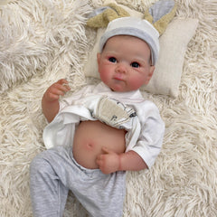 Reborn Baby Bettie Boy Doll Full Vinyl Body Charming Eyes