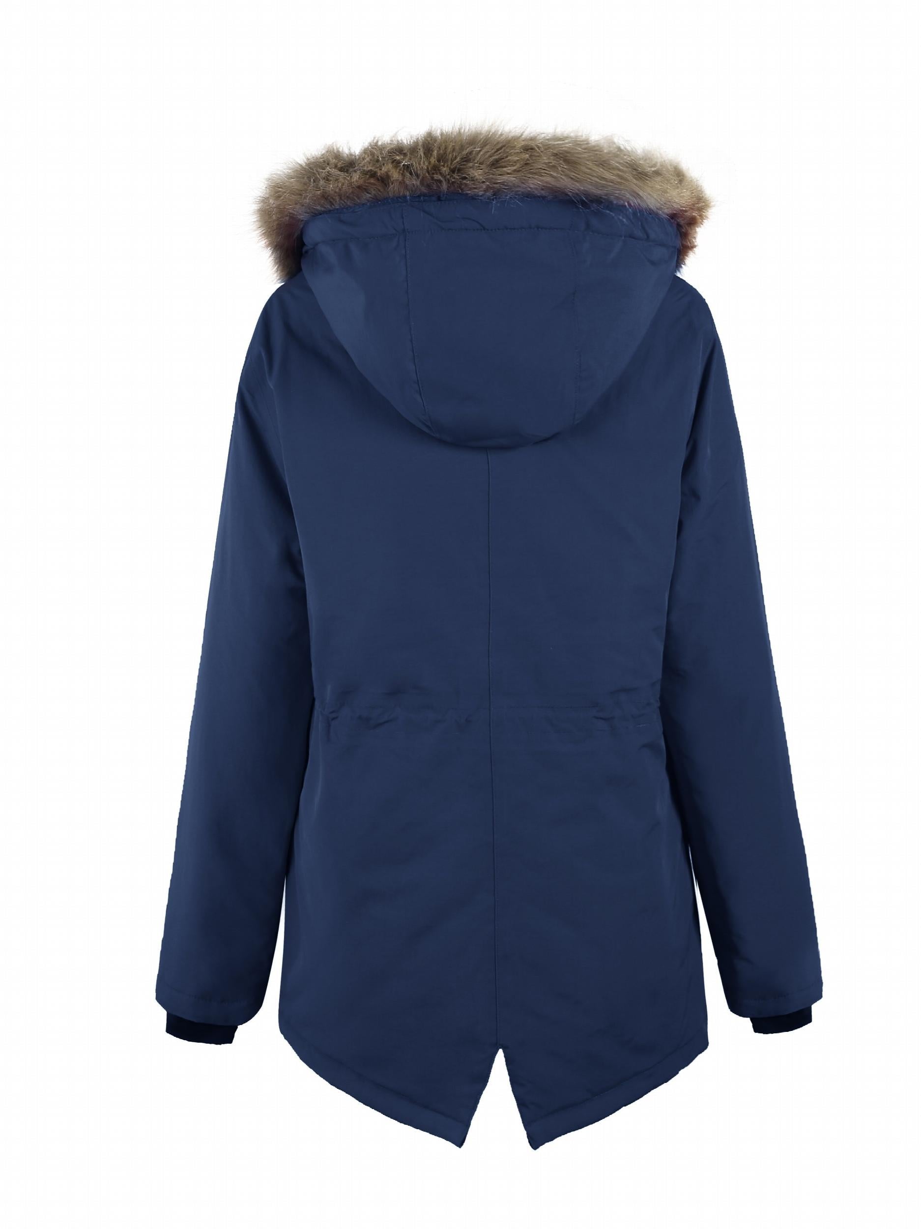 Detachable Hooded Outdoor Jacket Long Sleeves Casual Hiking Coat