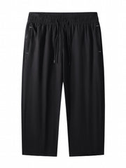 Boys Stylish Solid Jeans Cropped Pants Bottoms With Pockets