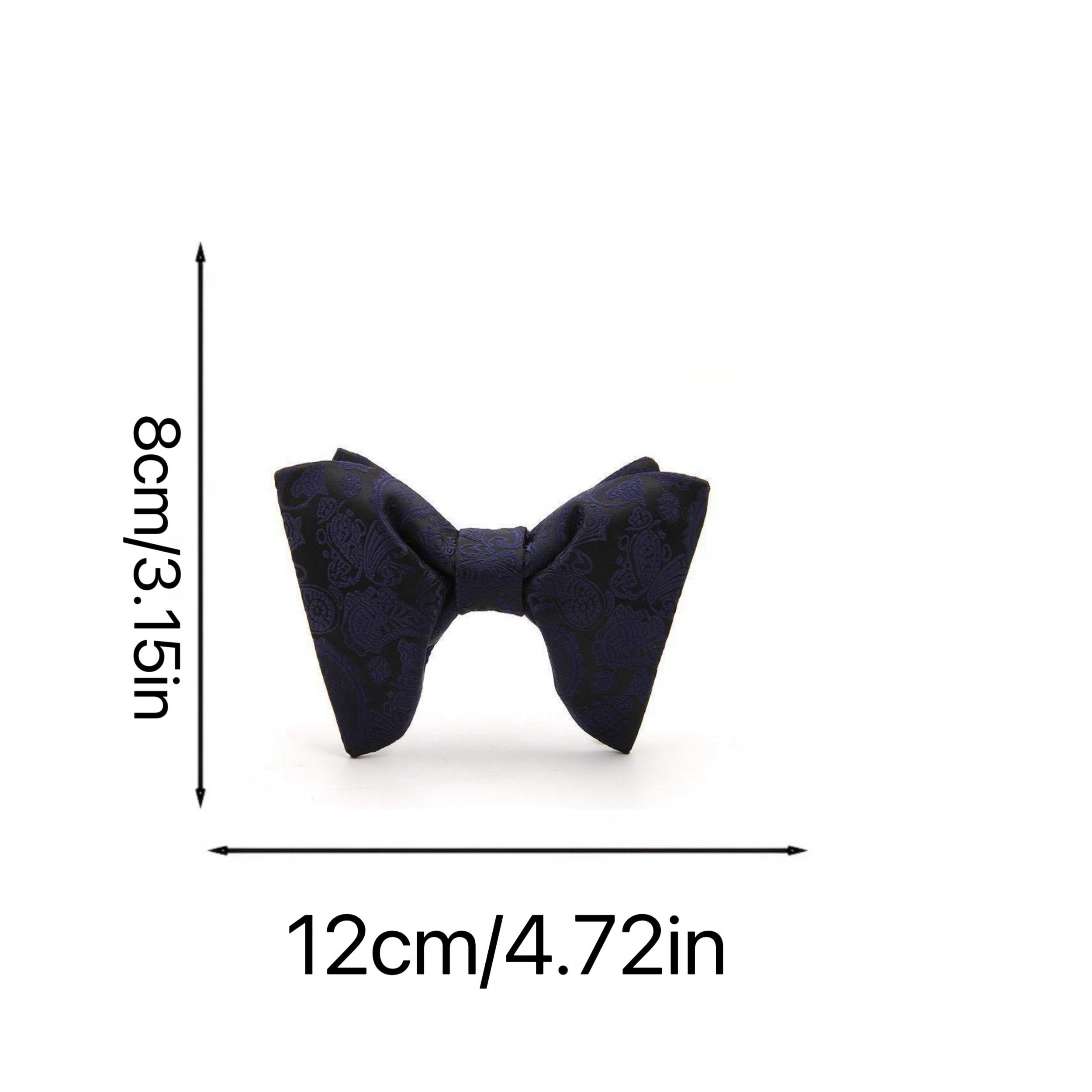 Patterned Bow Tie Wedding Groom Man Suit Dress Evening Reception High end