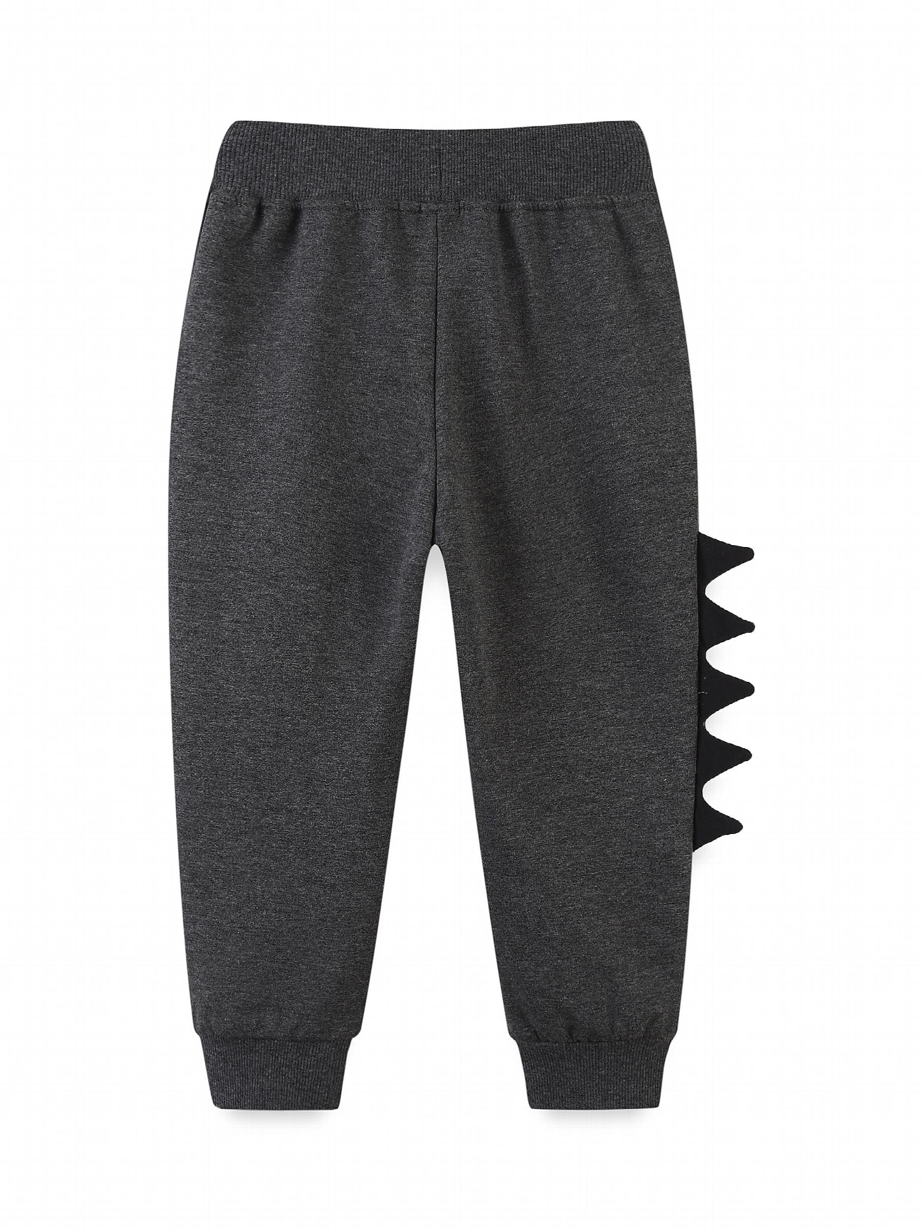 Dinosaur Print Kids Sweatpants Boys Jogger Sports Pants