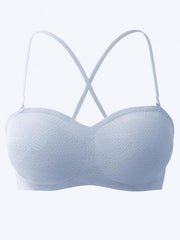 Soft Stretch Bandeau Bra Strapless Comfy Women's Lingerie