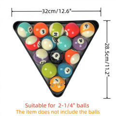 Plastic ABS 15 Ball Triangle Rack For 2 1 4 Pool Ball