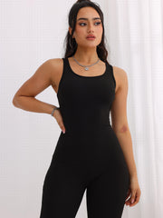 Yoga Sleeveless Jumpsuit Slim Fit Sexy Bodysuit Women's Activewear