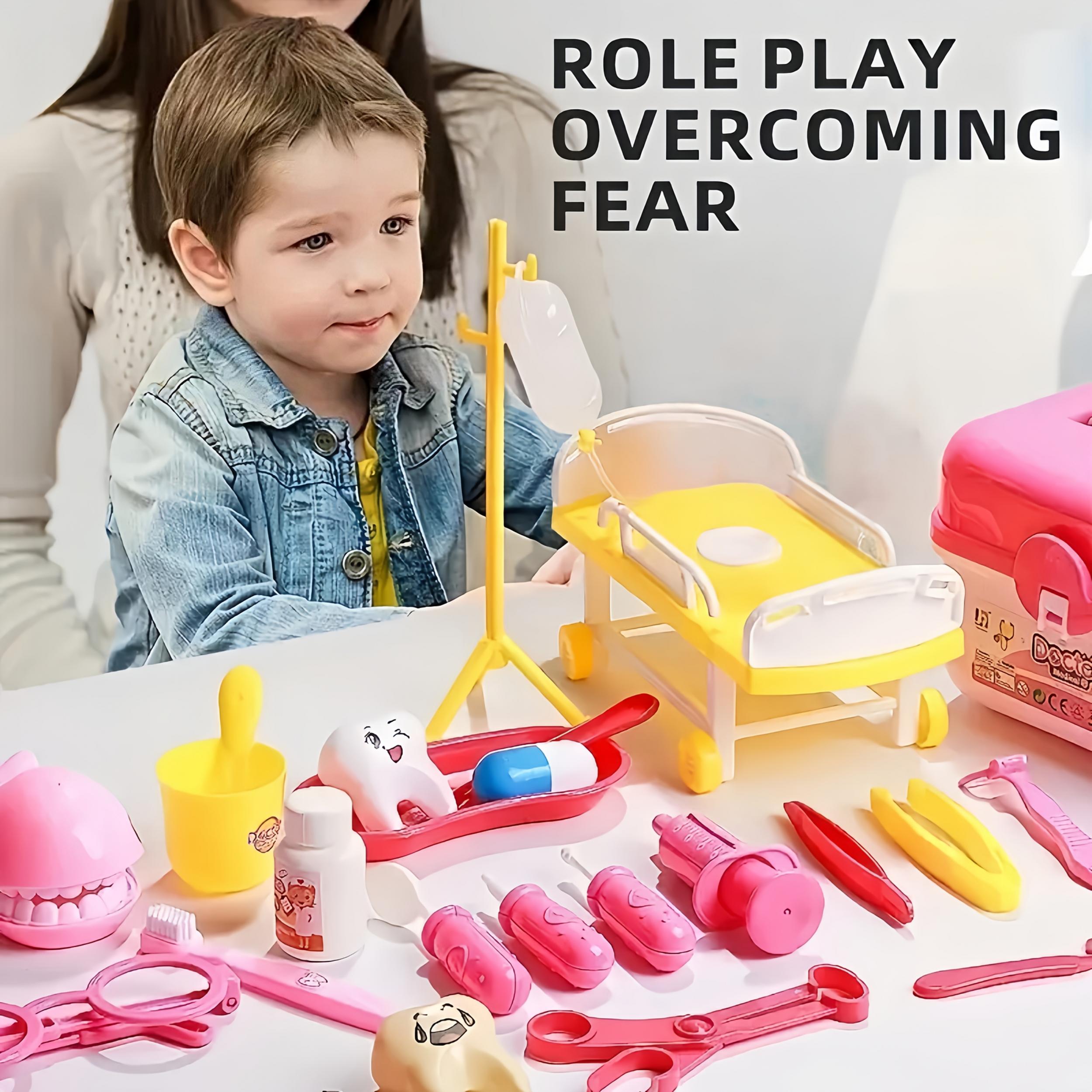 31pc Doctor Playset Dentist Toy Role Playing for Birthdays and Easter