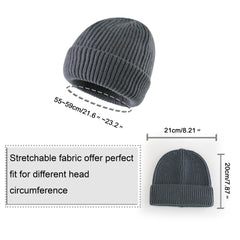 Winter Hip Hop Knit Hat with Ear Protection
