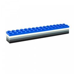 12pcs 2x16 Point Building Blocks Long Thin Blocks Educational Toys