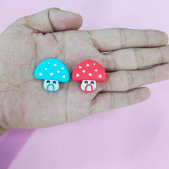 5 Pack Silicone Baby Teether Toys Mushroom Cage Bag Beads BPA Free