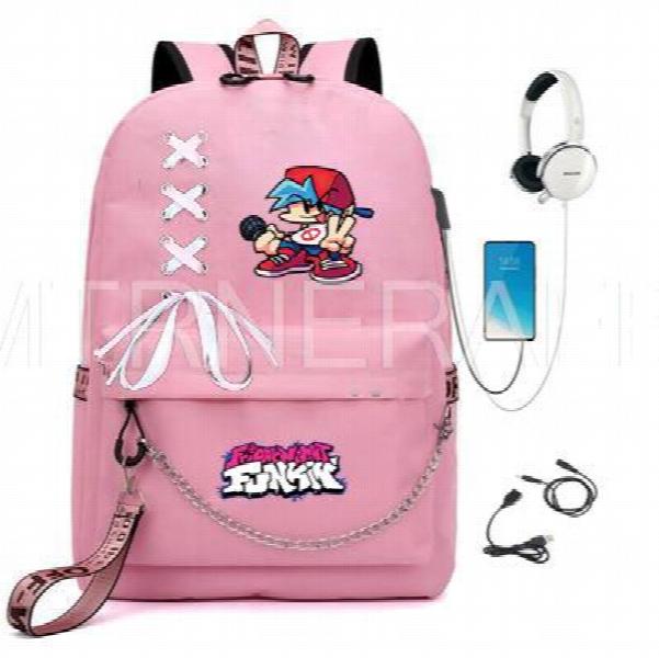 Anime Backpack Friday Night Funkin Boys Girls Students School Bag