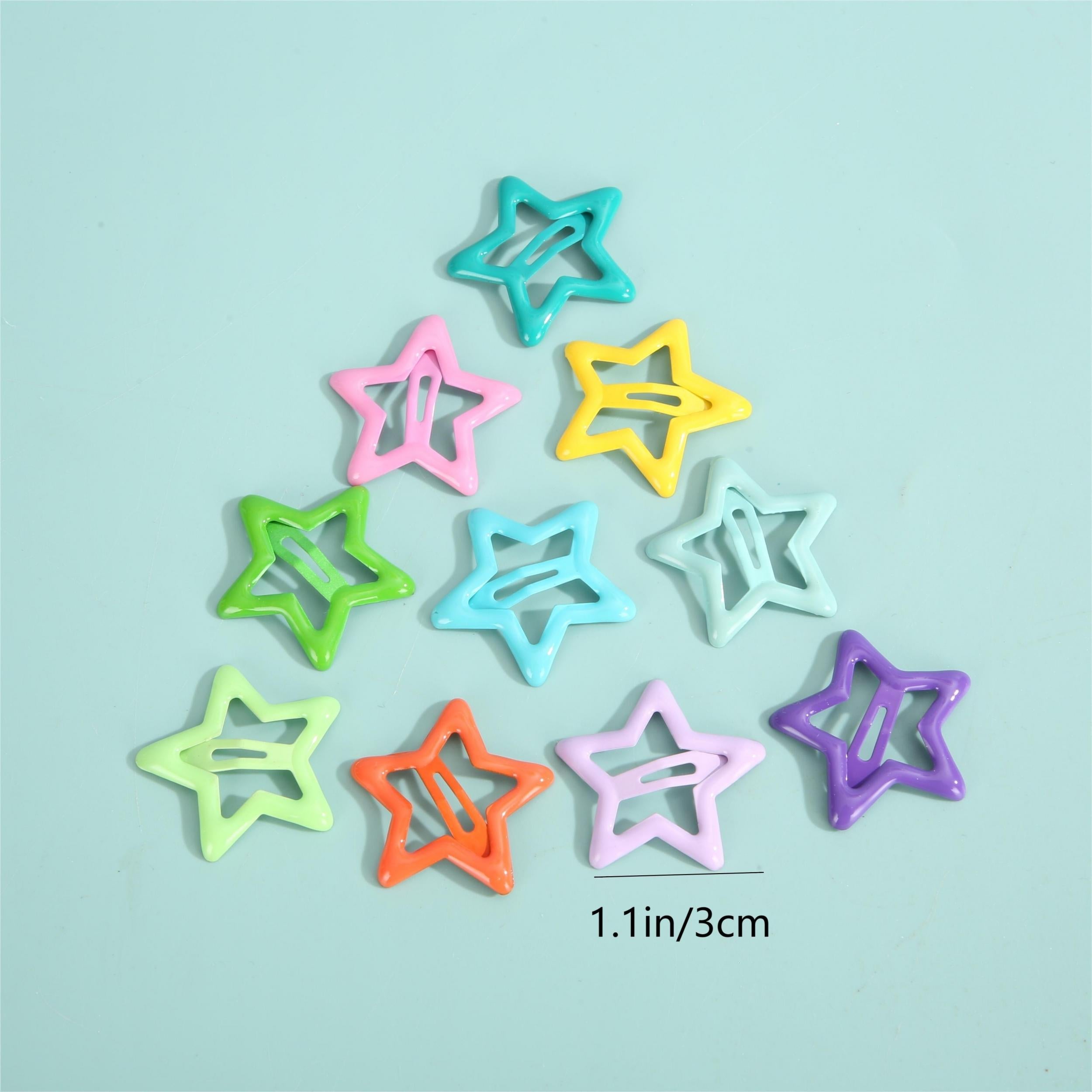 30pcs Candy Star Hair Clips Sweet Hair Accessories For Girls