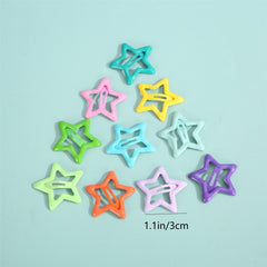30pcs Candy Star Hair Clips Sweet Hair Accessories For Girls