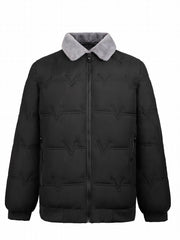Men's Warm Zipper Pocket Jacket with Fur Collar