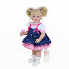 55 88 Cm Toddler Dolls Galaxia Girl With 3D Skin, Veins, Blond Hair