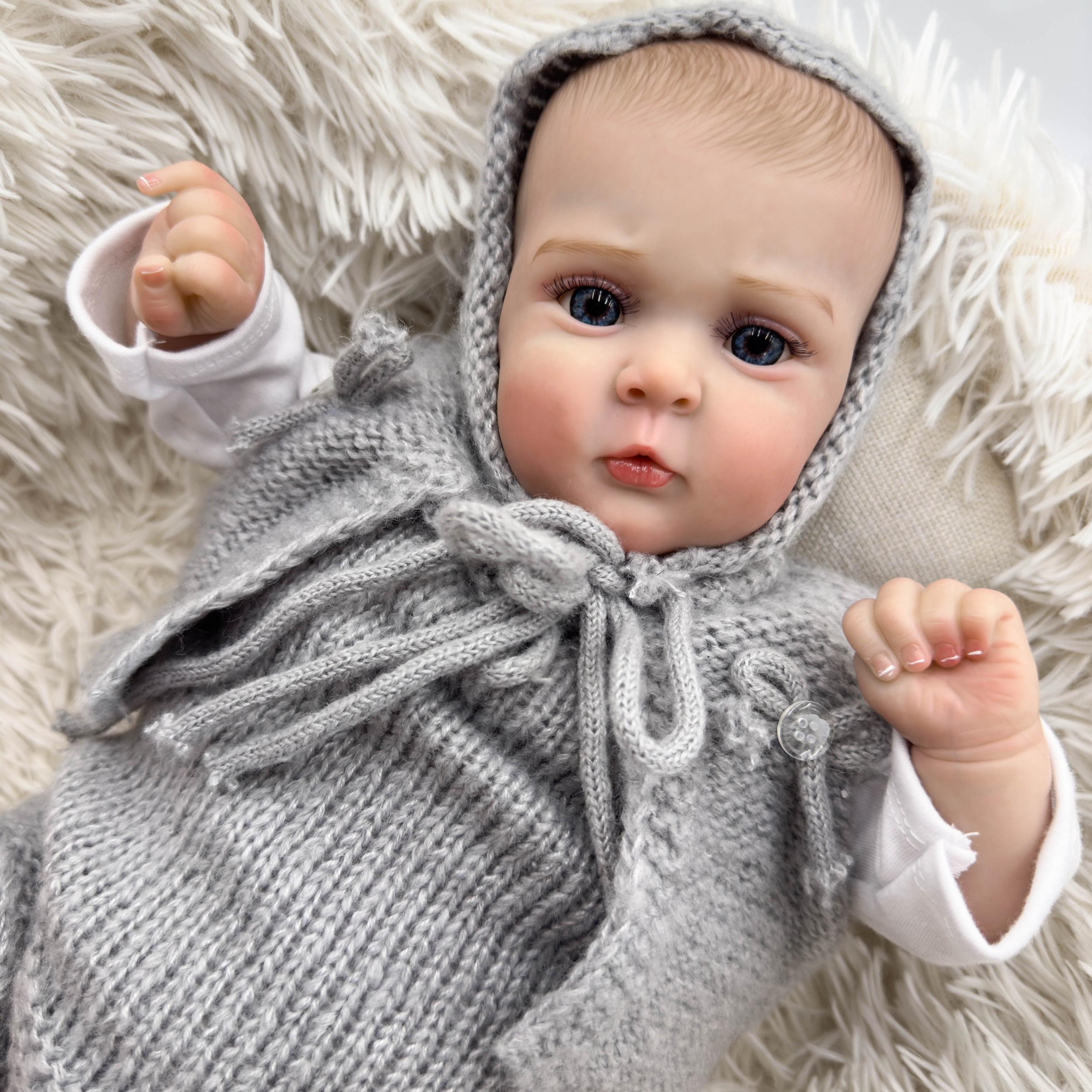 Adorable Reborn Youngsters Doll Soft Cuddly Lifelike Realistic Skin