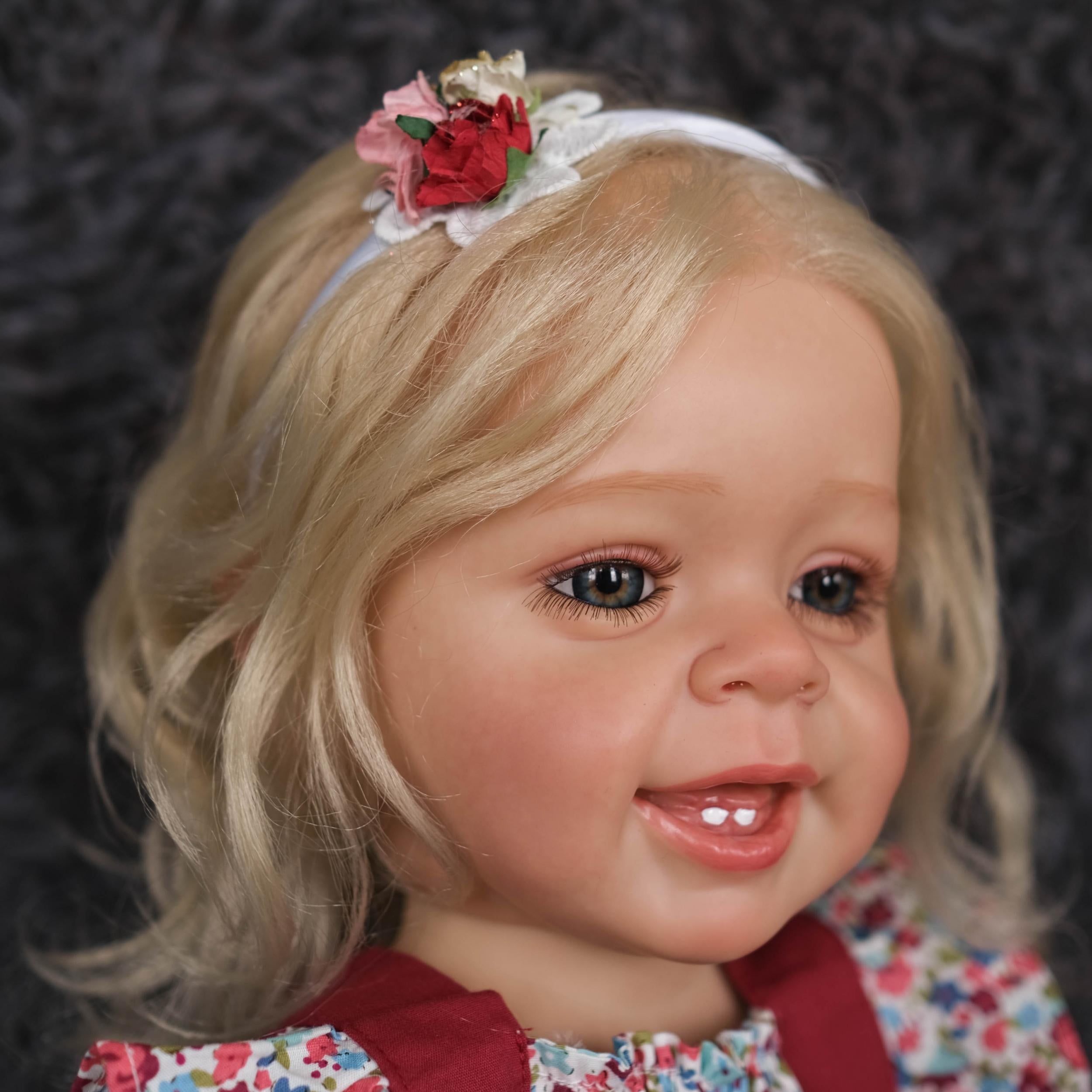 22 Inch Soft Touch Reborn Baby Doll Realistic 3D Princess