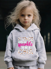 2pcs Sparkly Activewear Sets for Girls