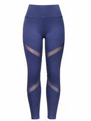 Women's Mesh Patchwork Yoga Leggings Butt Lifting High Stretch Pants