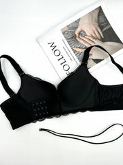 Lace Push Up Bra Breathable Bow Tie Women's Lingerie
