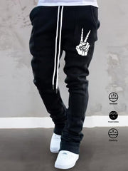 Men's Comfy Breathable Pants Drawstring Hip Hop Clothing