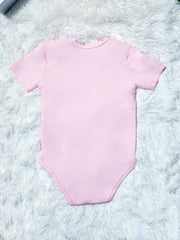 Baby Girls Little Sister Short Sleeve Onesie for Summer