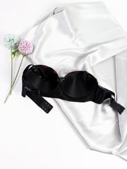 Lace Push Up Bra Comfy & Breathable Bow Tie Lingerie