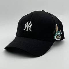 Rabbit Embroidery Trucker Hat Hip Hop Mesh Baseball Cap Unisex Sunshade Dad Hat