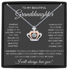 Princess CZ Necklace Birthday Gift