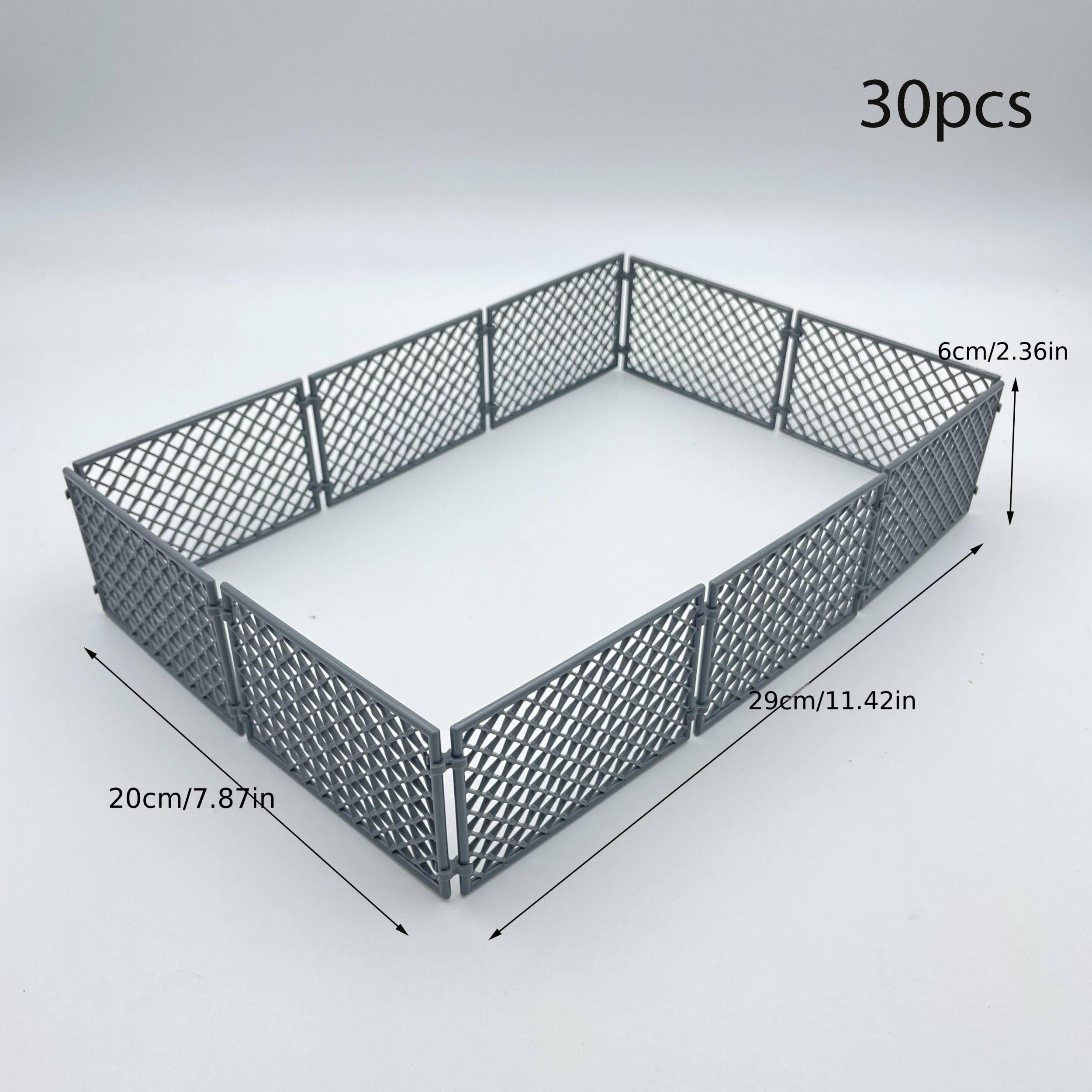 ABS Wire Mesh Barrier Building Block Accessory for DIY Projects