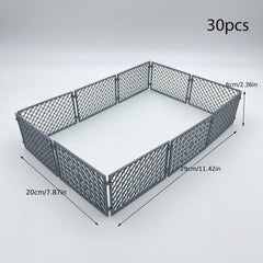 ABS Wire Mesh Barrier Building Block Accessory for DIY Projects