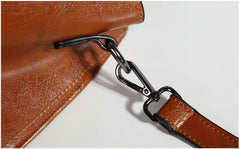 Vintage Women Handbag Oil Wax PU Leather Shoulder Bag Casual Tote Large Bolsos