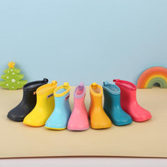 Girl's High Top Rain Boots Non Slip Waterproof Shoes