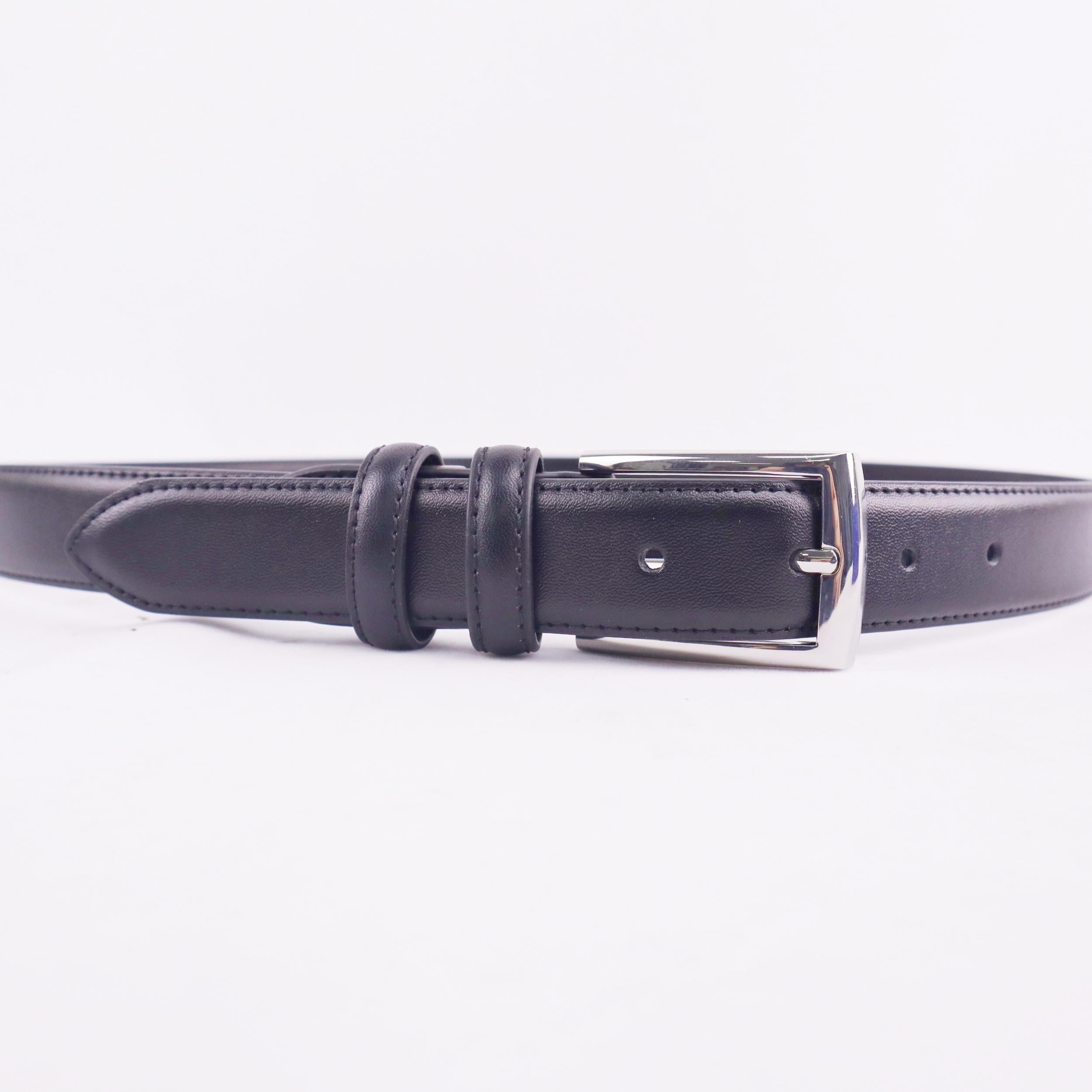 Square Buckle Leather Business Suit Belt Gift
